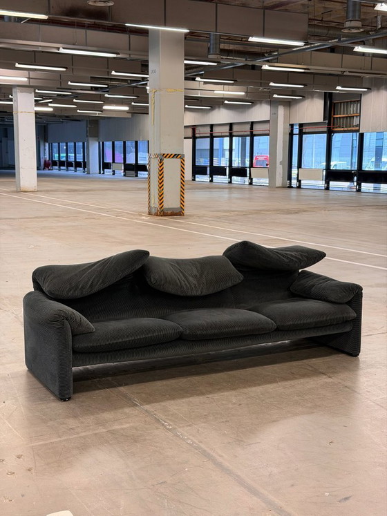 Image 1 of Cassina 3-seater Maralunga Sofa | Vintage