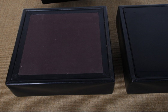 Image 1 of Pair of De Sede Low Tables / Sofa End Tables