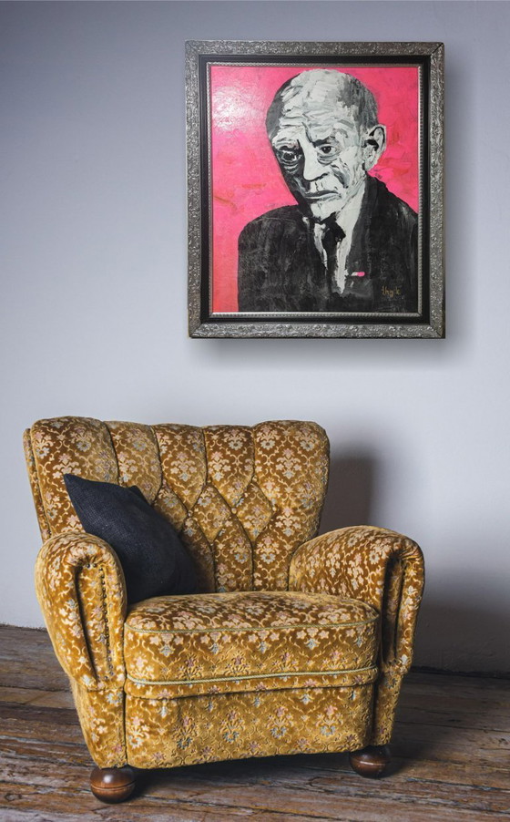 Image 1 of Portrait Karl Valentin Kunst Gemälde Pop Art