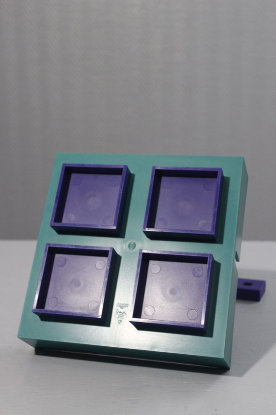 Image 1 of Michael Graves & Alessi "Euclid" towel rack, Memphis design, 1980s