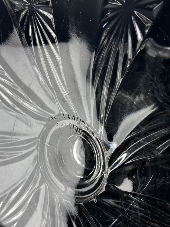 Image 1 of Alzata per torte Val Saint Lambert – Collezione “Bambous et Étoiles”.