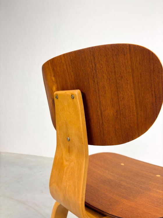 Image 1 of Set Pastoe SB02 Dining Room Chairs by Cees Braakman