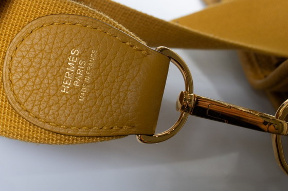 Hermes, Evelyne III Crossbody Bag in Yellow – Hermès, Lambskin (photo 9 of 9)