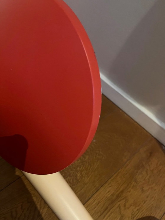 Set of 4 Postmodern Side Tables, Pedestal Gallery Plinths / Columns in Memphis Style – Unique Carpenter-Made (photo 5 of 6)