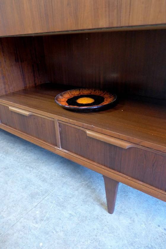 Image 1 of Beautiful vintage mid-century Fristho highboard wall cabinet