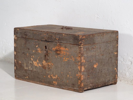 Antique chest with gray patina (c.1920) #72 – Chest of drawers, Rustic (photo 31 of 40)