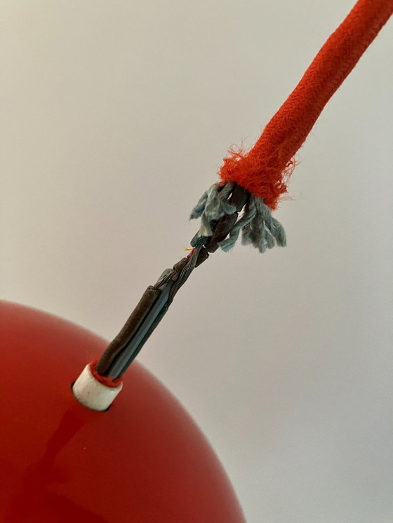 Image 1 of 2x Verner Panton Flowerpot VP1 rosso design scandinavo