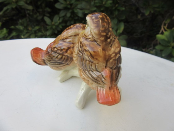 Image 1 of Figurine d'oiseau en porcelaine Goebel, mésange bleue, vintage