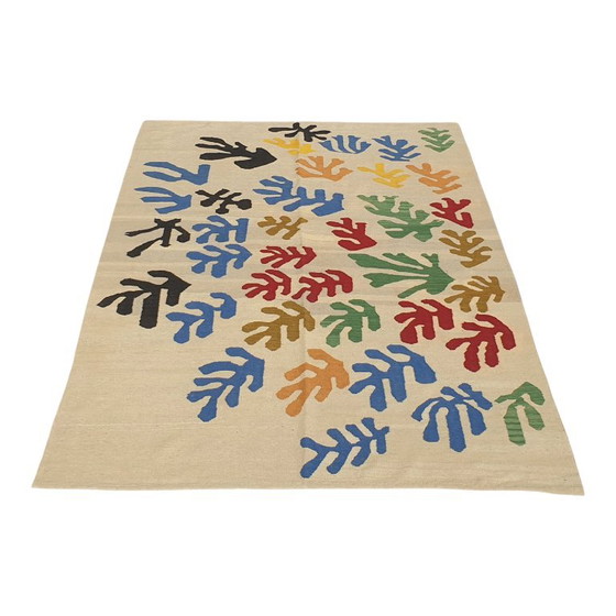Tappeto Arazzo Henri Matisse La Gerbe 1953 | Lana Tessuta a Mano | 170×258 cm – Tappeti, Cotton, Wool (photo 4 of 12)