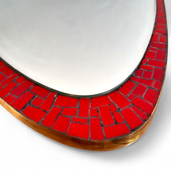 Image 1 of Mid - Century design mosaic mirror, Berthold Müller, 1950s