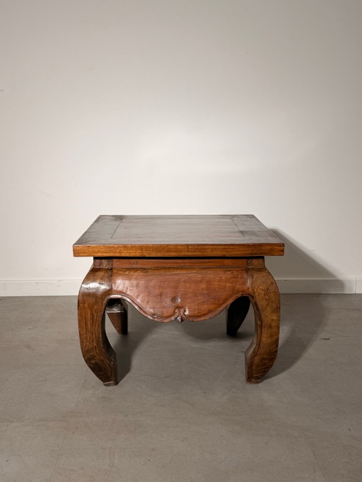 Antique Asian Hardwood Side Table – bijzettafels (photo 2 of 5)
