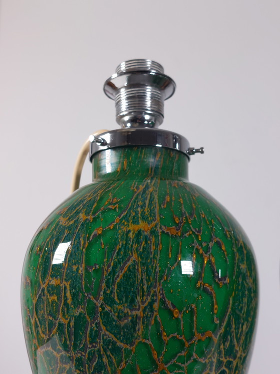 Image 1 of Paire de lampes de table WMF Ikora, verre doublé, chrome, Karl Wiedmann 1930