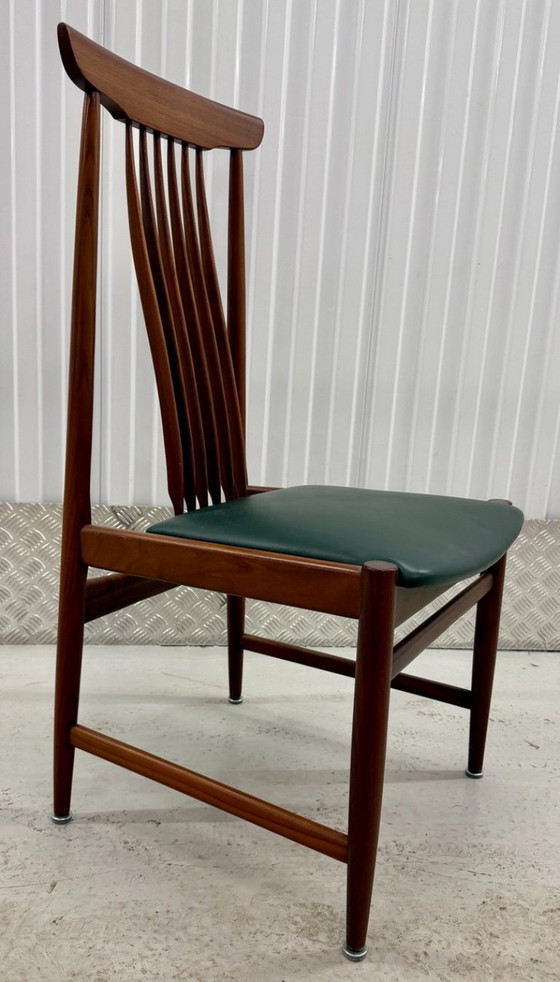 Image 1 of Chaises de salle à manger danoises en teck, Arne Vodder