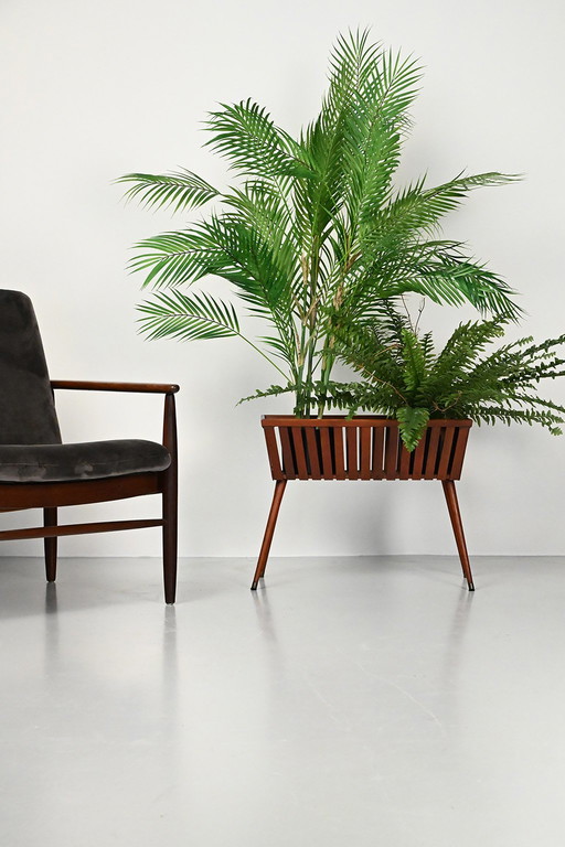 60’s Teak plantenbak