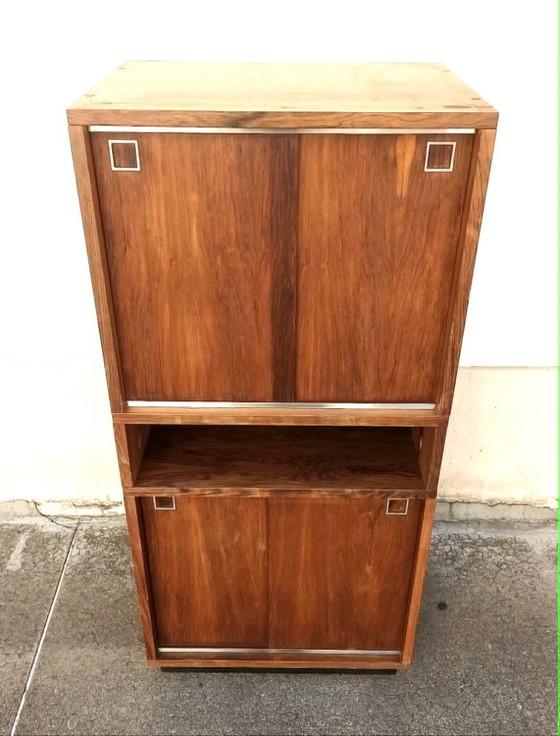 Mueble de almacenamiento Arnaud de teca, década de 1960, 60 cm de ancho. – Armarios de almacenamiento, Wood (photo 4 of 12)