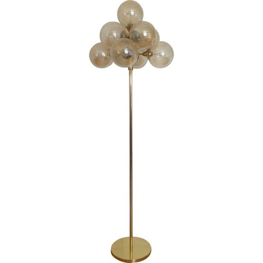 Lámpara de pie Sputnik de mediados de siglo, Alemania, década de 1970