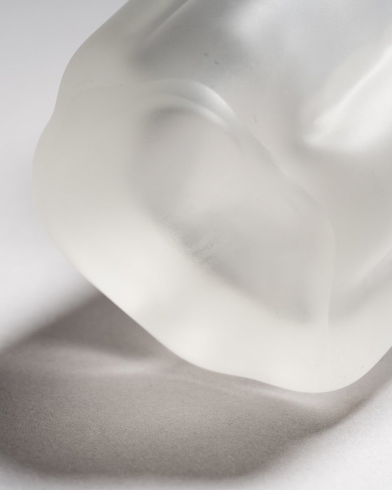 Image 1 of Rare Tapio Wirkkala Rosenthal Sculptural Design Satin Glass Vase Model 470