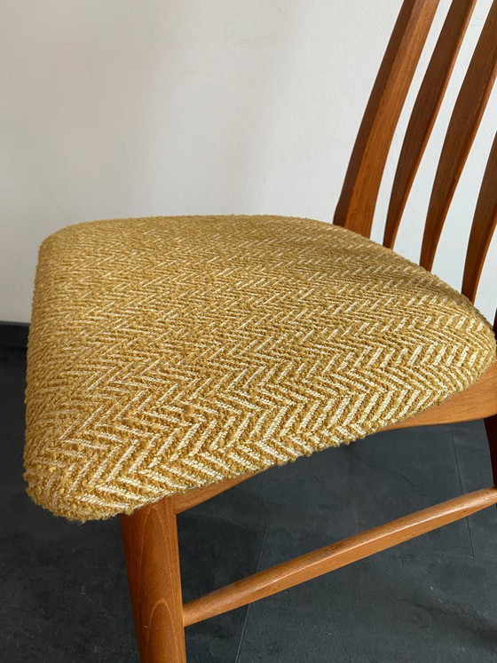 Image 1 of Ensemble de 6 chaises à repas vintage par Niels Kofoed