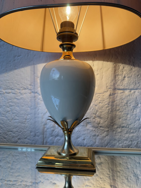 Image 1 of Lampada a forma di uovo di ananas di Le Dauphin, anni '70