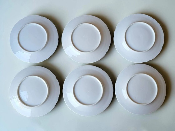 6 dessert plates in porcelain Old Paris 19th century – Crockery, Vintage (photo 26 of 28)