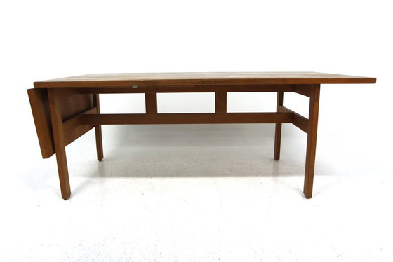 Dining Table by Nils Jonsson for Hugo Troeds, Sweden, 1960, Coffee table books, Scandinavian (photo 8 of 9)