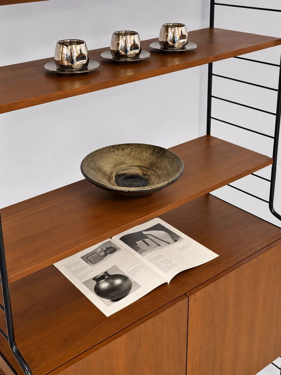 Armadio a muro in teak WHB vintage – Armadi a muro, Metallo, Mid Century Modern (photo 6 of 9)