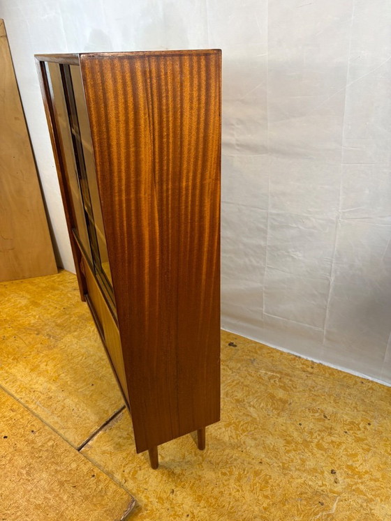 Image 1 of Mid Century Retro Teak Bookcase / Display Cabinet by Herbert E. Gibbs Circa 1960 Danish Design Scandinavian Influence British Qu