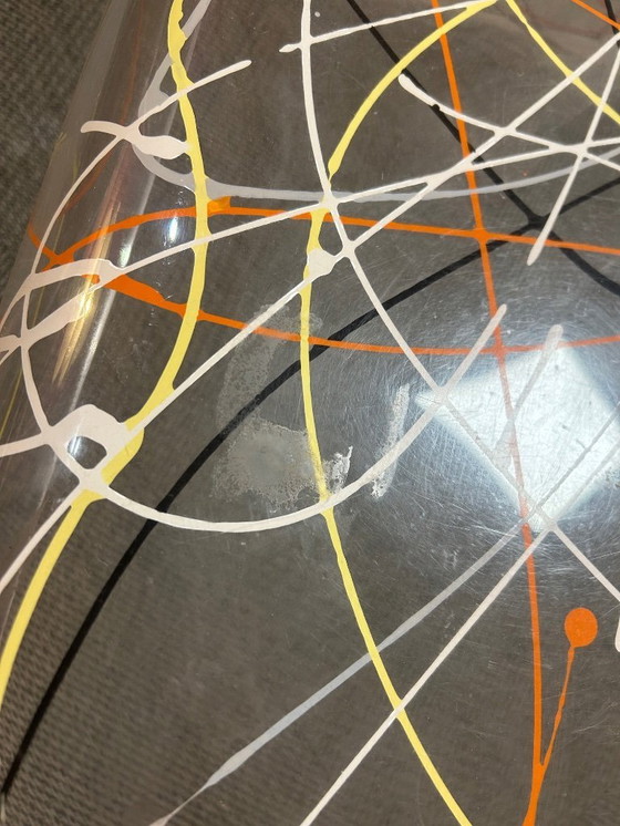 Image 1 of Taschentuchtisch mit Graffiti, 1980