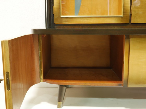 Image 1 of Credenza vintage con bancone bar, anni '50, Germania