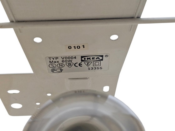 Ikea Wandleuchten, gewebter Schirm, Metall, Korbgeflecht, Weiß, Scandinavian (Foto 4 von 7)