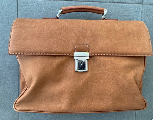 aktentas Dell'Ga Italia - zacht leer