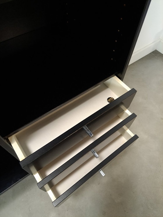 Image 1 of Armoire modulaire Denka de design danois, supports et étagères chromés