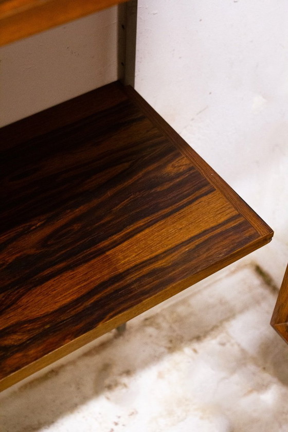1960s Modular Rosewood Tetex Wall System – Wall cabinet, Metal (photo 8 of 8)