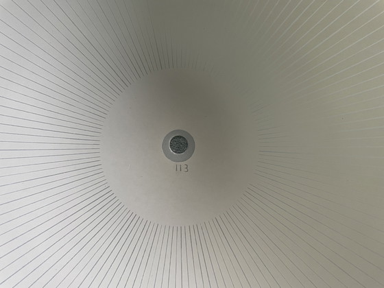 Image 1 of Plafonnier vintage unique des années 50 et 60 - abat-jour en verre