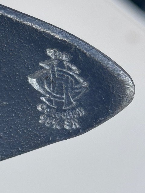 Image 1 of Tovaglia Porta Romana Giacometti Leaf nero opaco