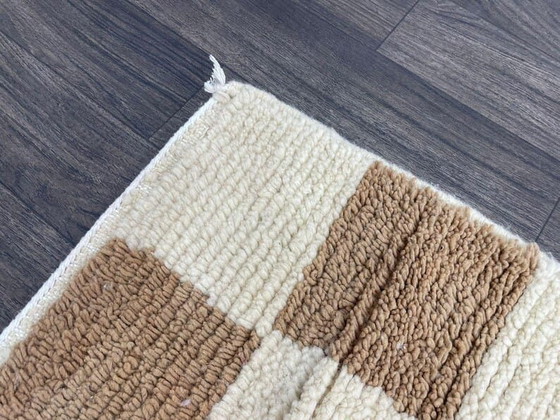 Image 1 of Handwoven Berber rug with traditional colorful patterns, 150/250 cm