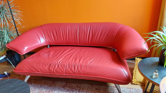 Image 1 of Sofa Frame Design Red Leather Brand Bulfrogg