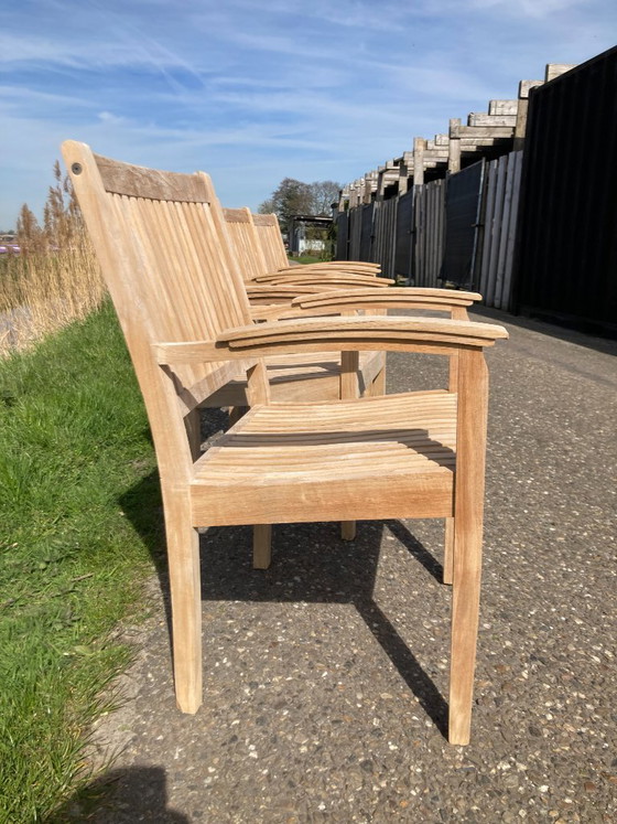 Image 1 of Set di 4 sedie da giardino Allure in teak