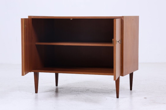 Image 1 of Prachtige vintage teakhouten ladekast jaren 60 | Mid Century kast | Retro houten opbergmeubel #06-60