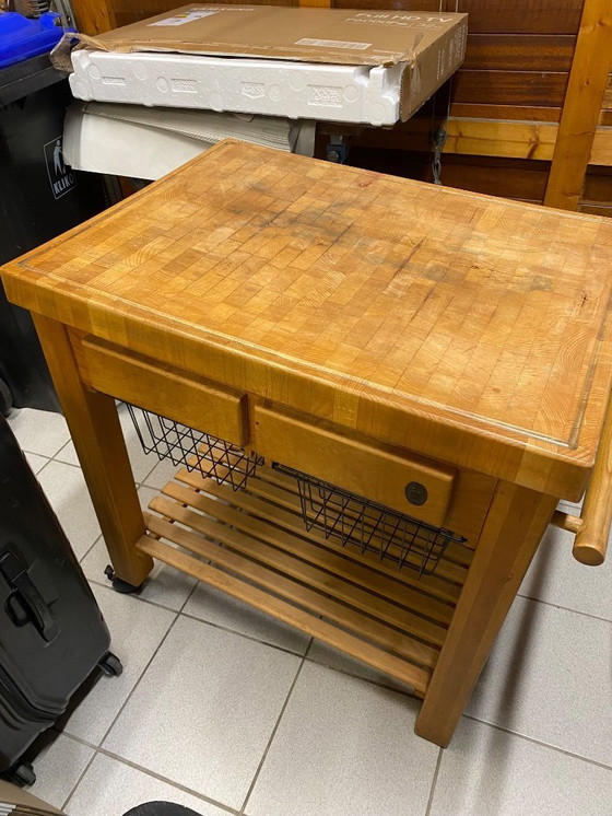 Image 1 of Edle Küchenmöbel/Servierwagen aus Holz