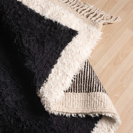 Marokkanischer Berber-Teppich, handgefertigte Wolle, artisanal 170/300cm – Teppiche & Läufer (photo 9 of 10)