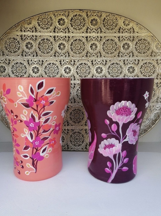 Image 1 of Handbemalte Vasen