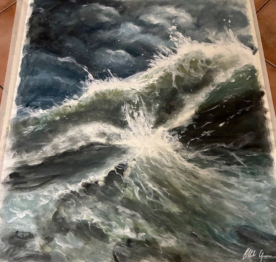 Image 1 of Walter Geraci - Stormy Sea