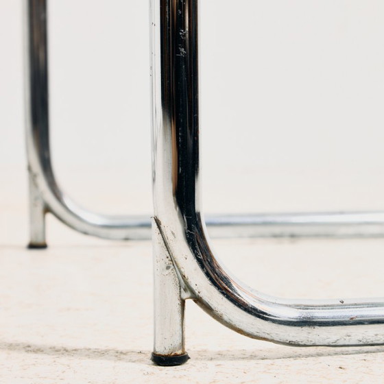 MK10280 Bauhaus Style Tubular Bar Stool – Metal (photo 14 of 17)