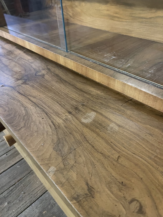 Image 1 of Art Deco Walnoot buffer dressoir jaren 30 Duits