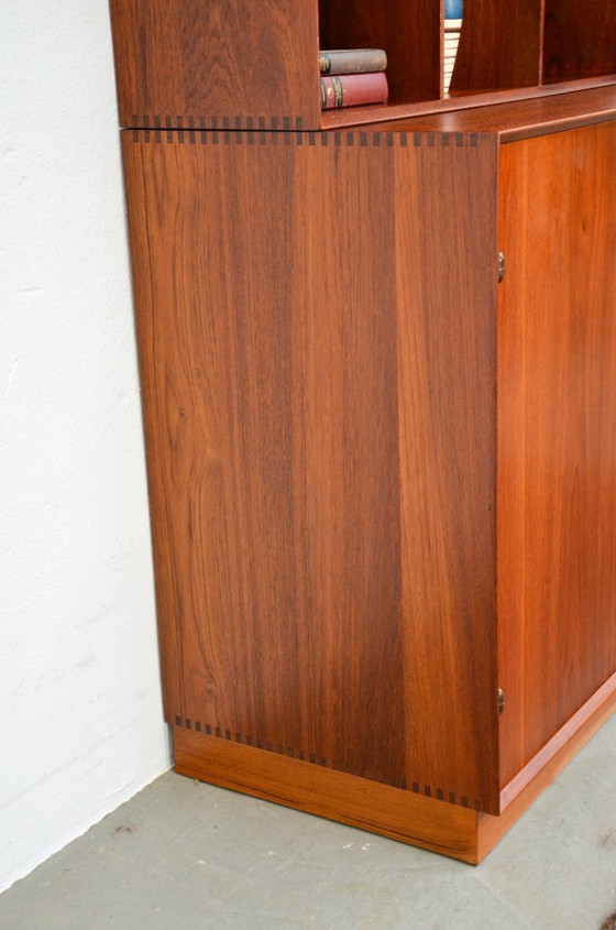 Image 1 of Midcentury Designer Cabinet Hvidt & Mølgaard Highboard Teak Sideboard Vintage 60s