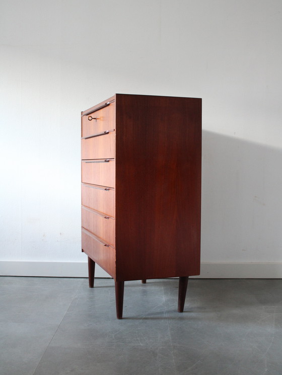 Image 1 of Vintage Danish chest of drawers in teak