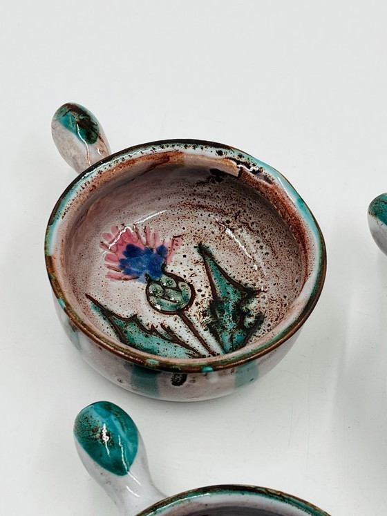 Image 1 of Set of 4 Vallauris Chardon Ramekins by Étienne Daniel