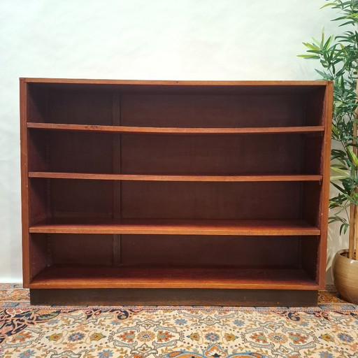 Vintage Open Boekenkast – boekenkasten, Wood