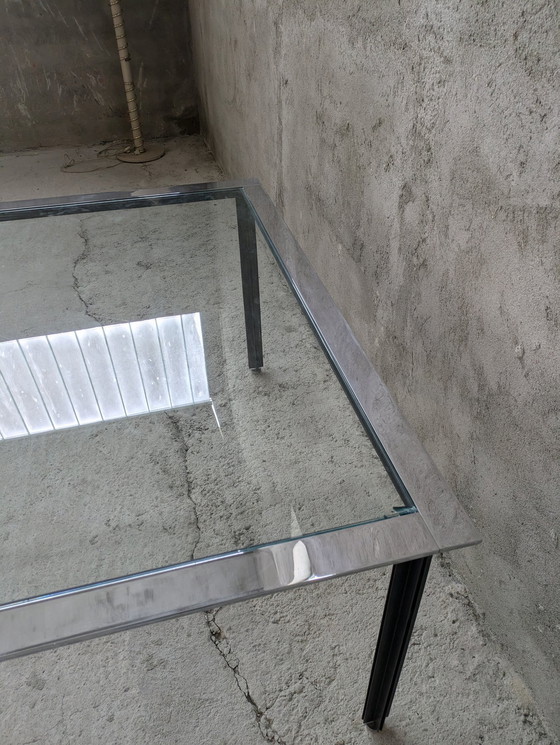 Image 1 of Azucena - Luigi Caccia Dominioni - Tavolo - Bande cromate T10 - Cristallo